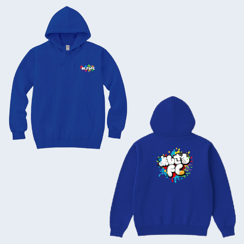 あしざるFCレギュラーロゴパーカー　青